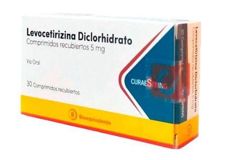 Levocetirizina Diclorhidrato 5 mg x 30 comprimidos "Ley Cenabast" Farmex